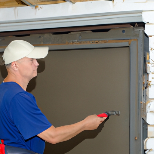 What is the process involved in commercial garage door repair?