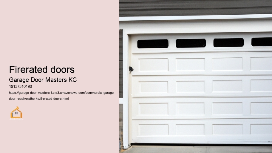 Firerated doors