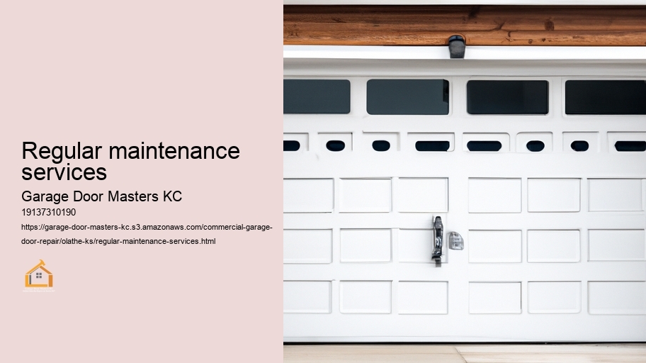 Regular maintenance services